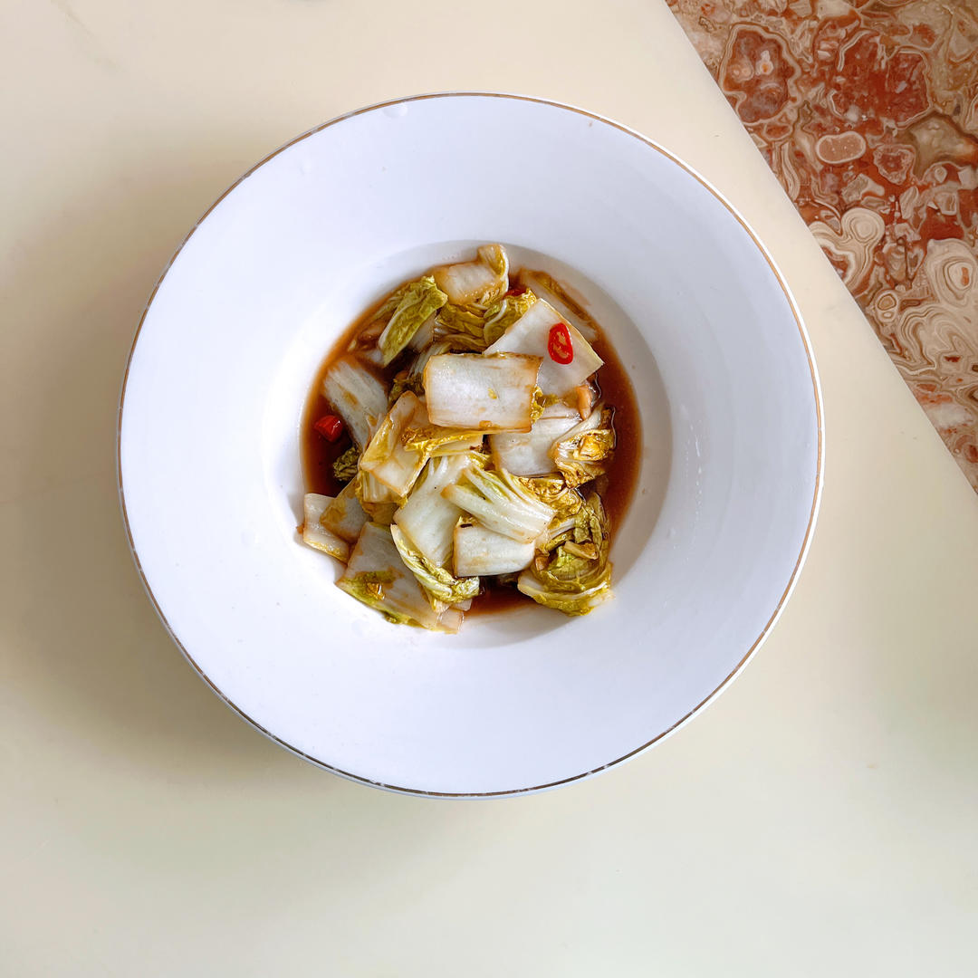 酸辣娃娃菜极简版💜