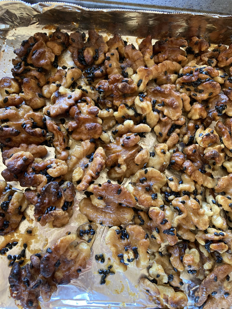 5min空气炸锅琥珀核桃-零失败