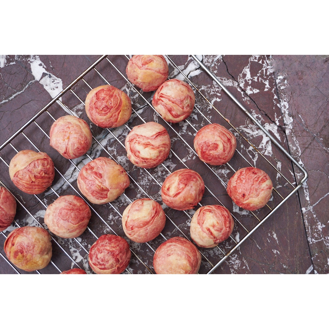 麻薯香芋酥/台湾大甲芋头酥(无猪油完美复刻2015.10修订各种抹茶酥、绿茶酥、蛋黄酥、紫薯酥通用哟）