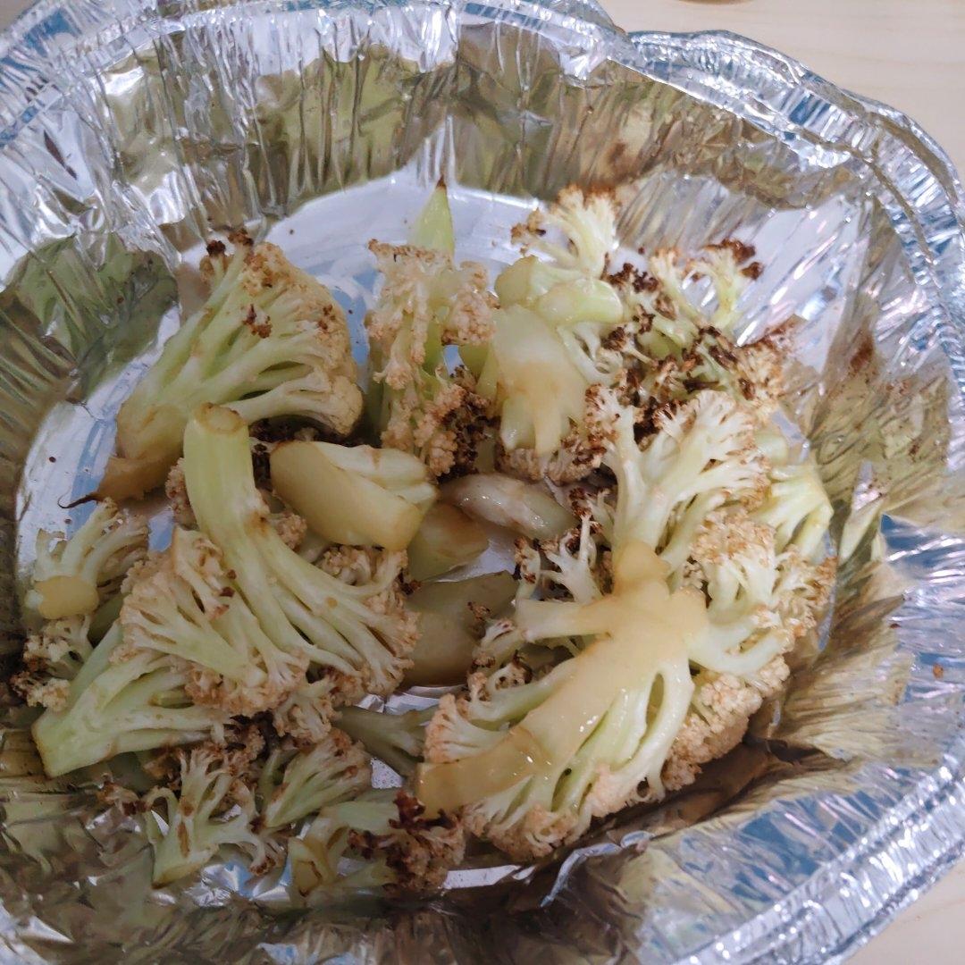 【空气炸锅】清爽炸花菜 ！比饭店做的还好吃！