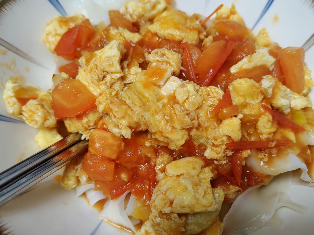 番茄鸡蛋打卤面