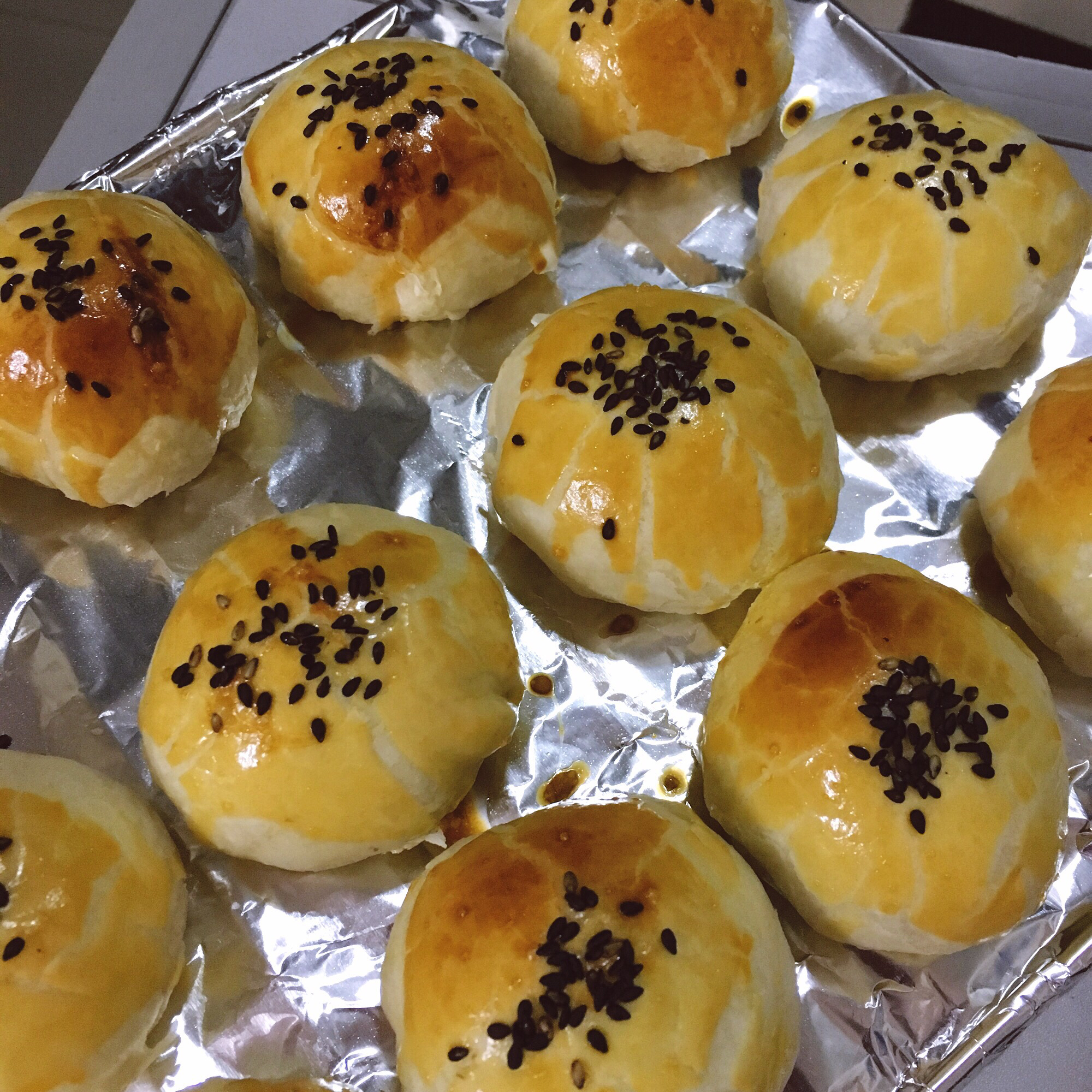 素油版酥皮鲜肉月饼，更健康