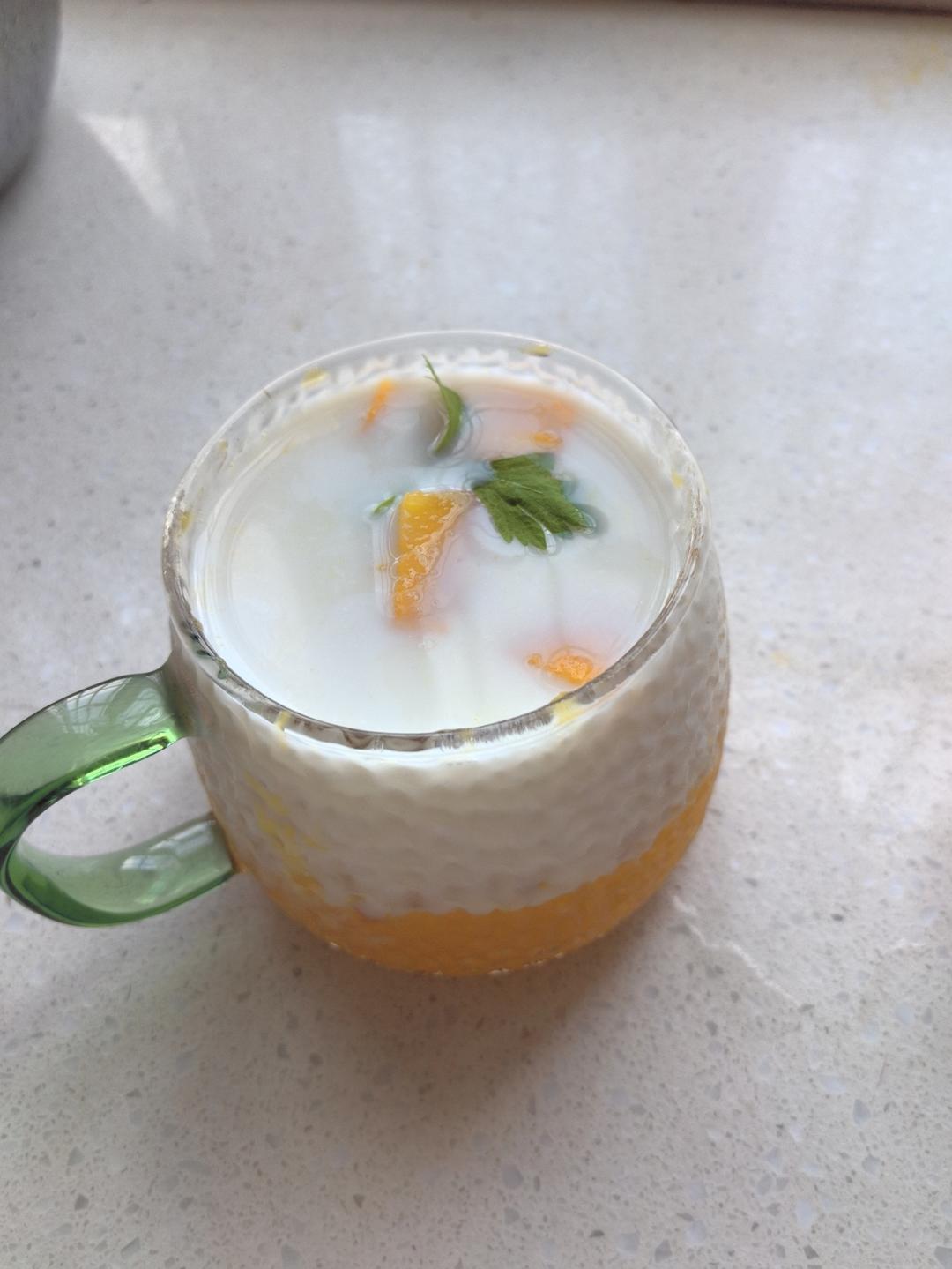 港式甜品——杨枝甘露(芒果西米露)附芒果花切法