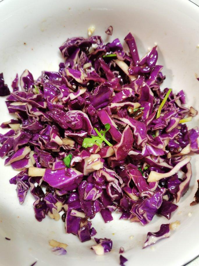 上班族的福利(凉拌紫甘蓝)
