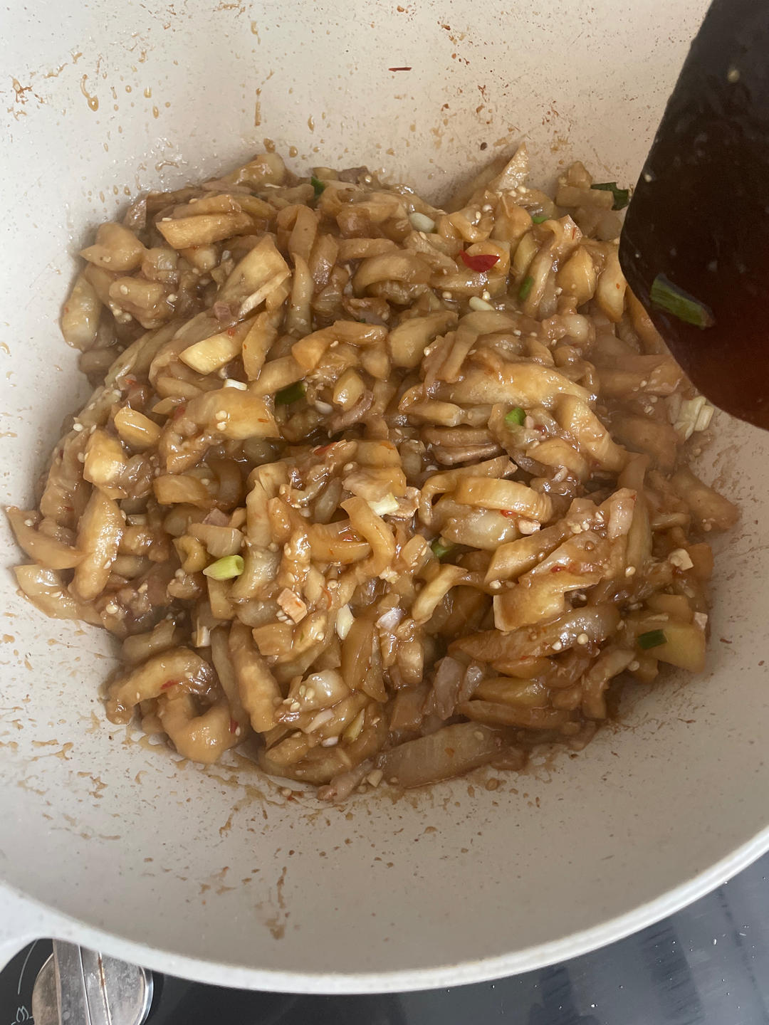 开胃下饭菜！巨简单的家常鱼香茄子煲