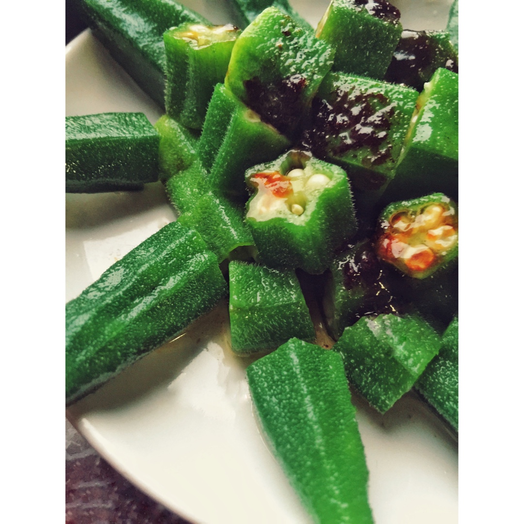 【白灼秋葵】清爽简单