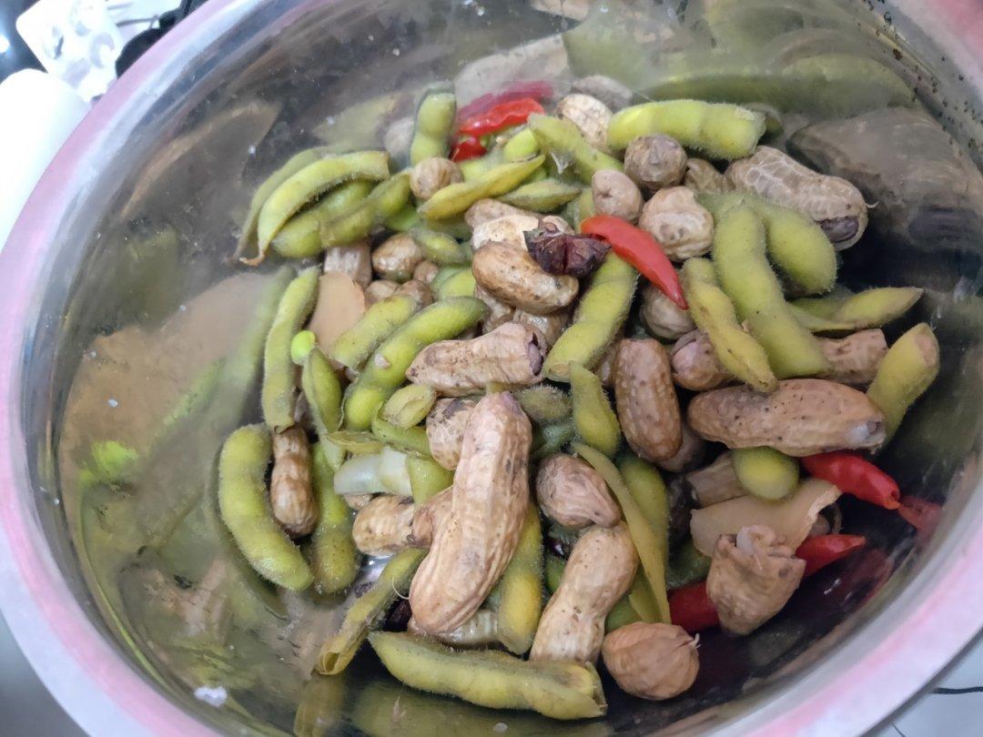 夏日必备煮五香毛豆花生🥜