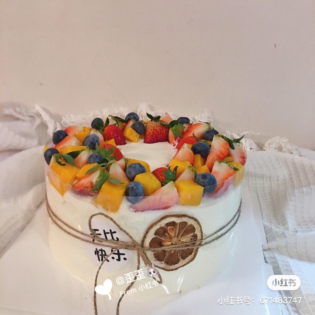 芒果奶油蛋糕