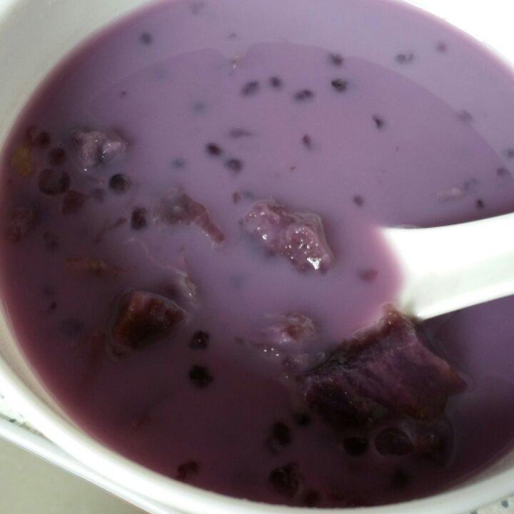 紫薯椰奶西米露