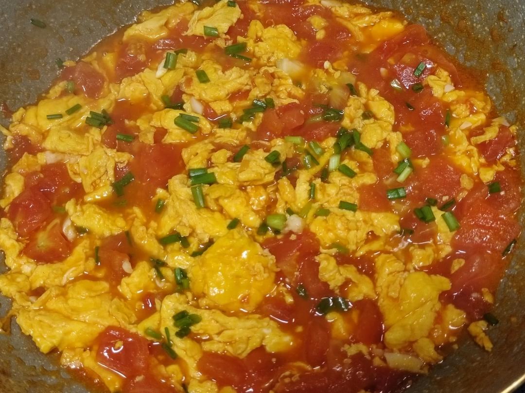 简单美味❗️好吃到舔盘的番茄炒蛋拌饭