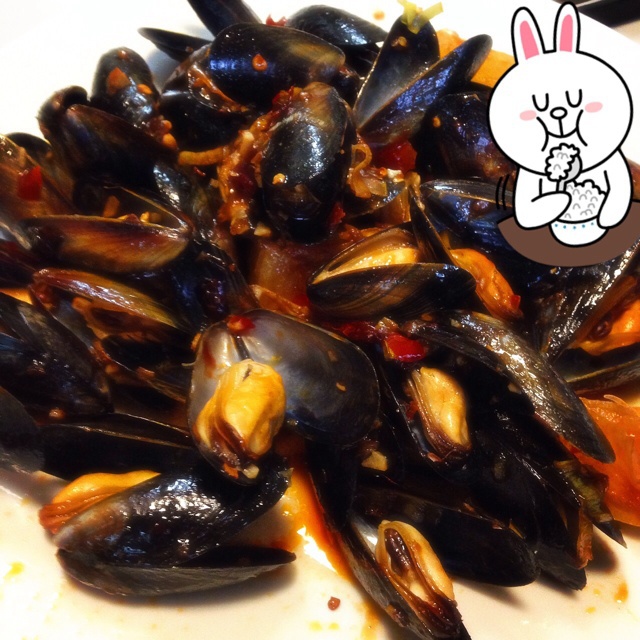 泰式辣炒海虹 mussels