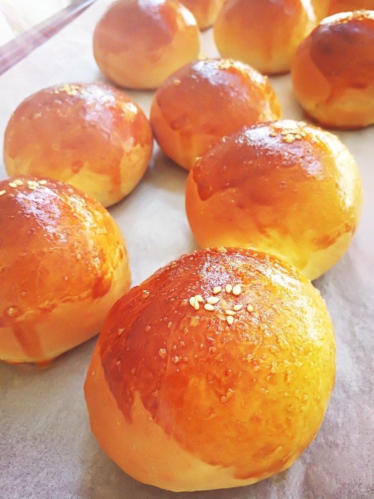 蜂蜜全麦早餐包丨健康·烘焙