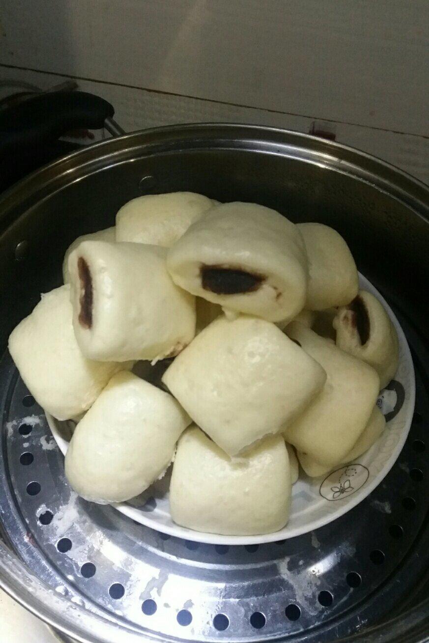 奶香夹心小馒头（一次发酵）