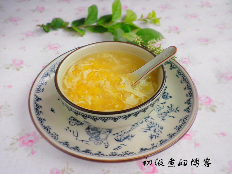 玉米蛋花羹的做法