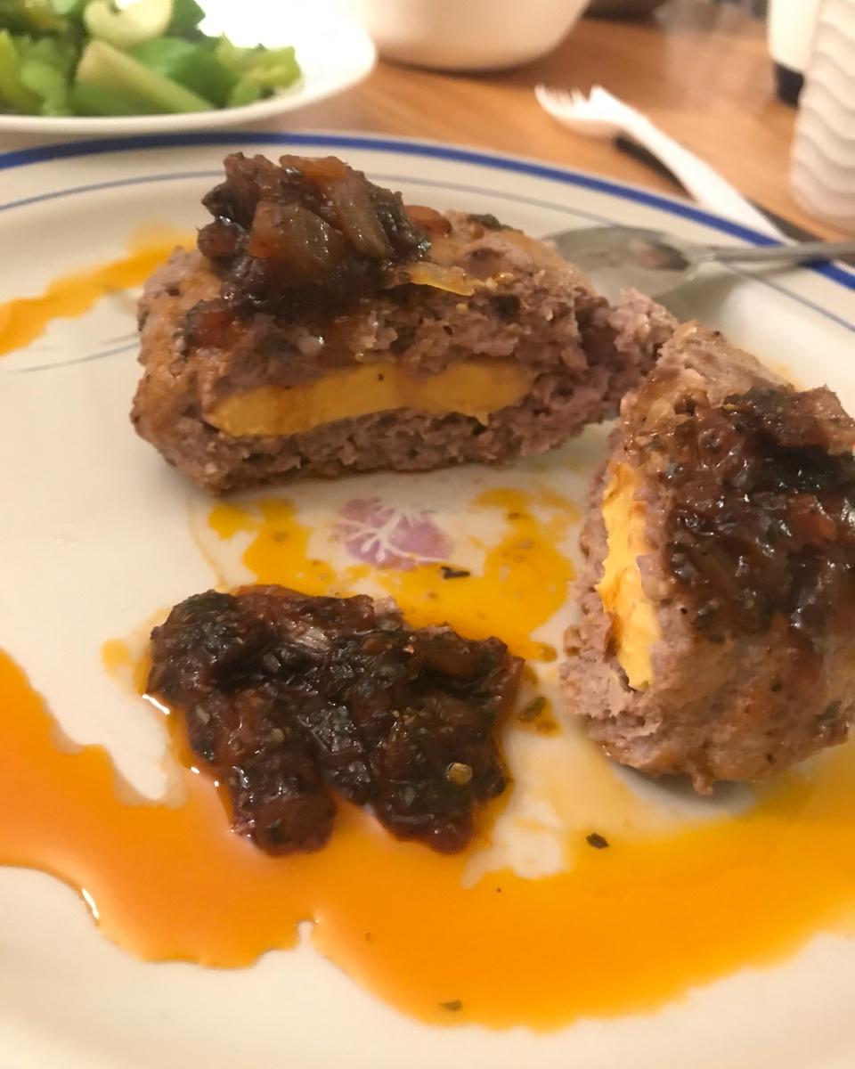 流心芝士汉堡肉