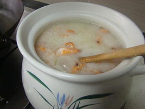 好吃到停不了口的潮式砂锅粥——虾粥！的做法 步骤8