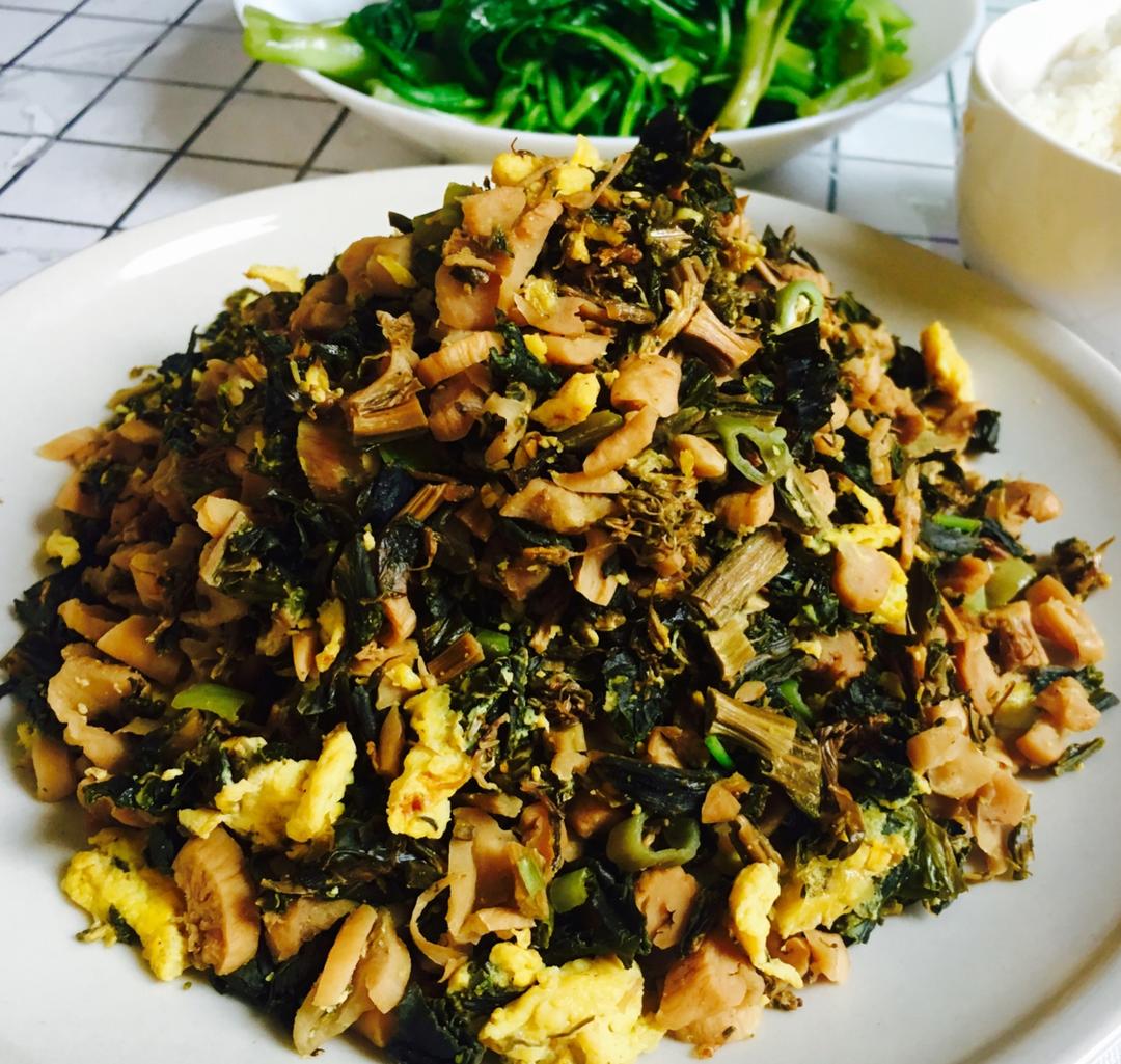 外婆菜炒蛋
