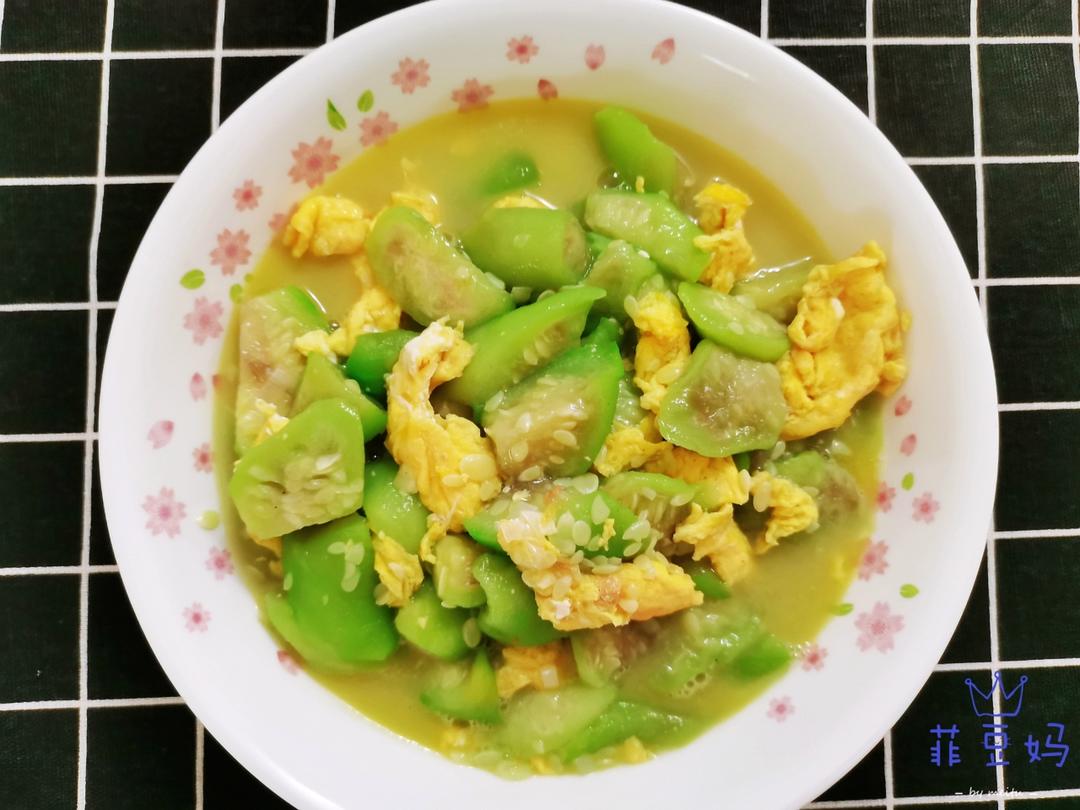 简单快手，五分钟搞定的丝瓜炒蛋