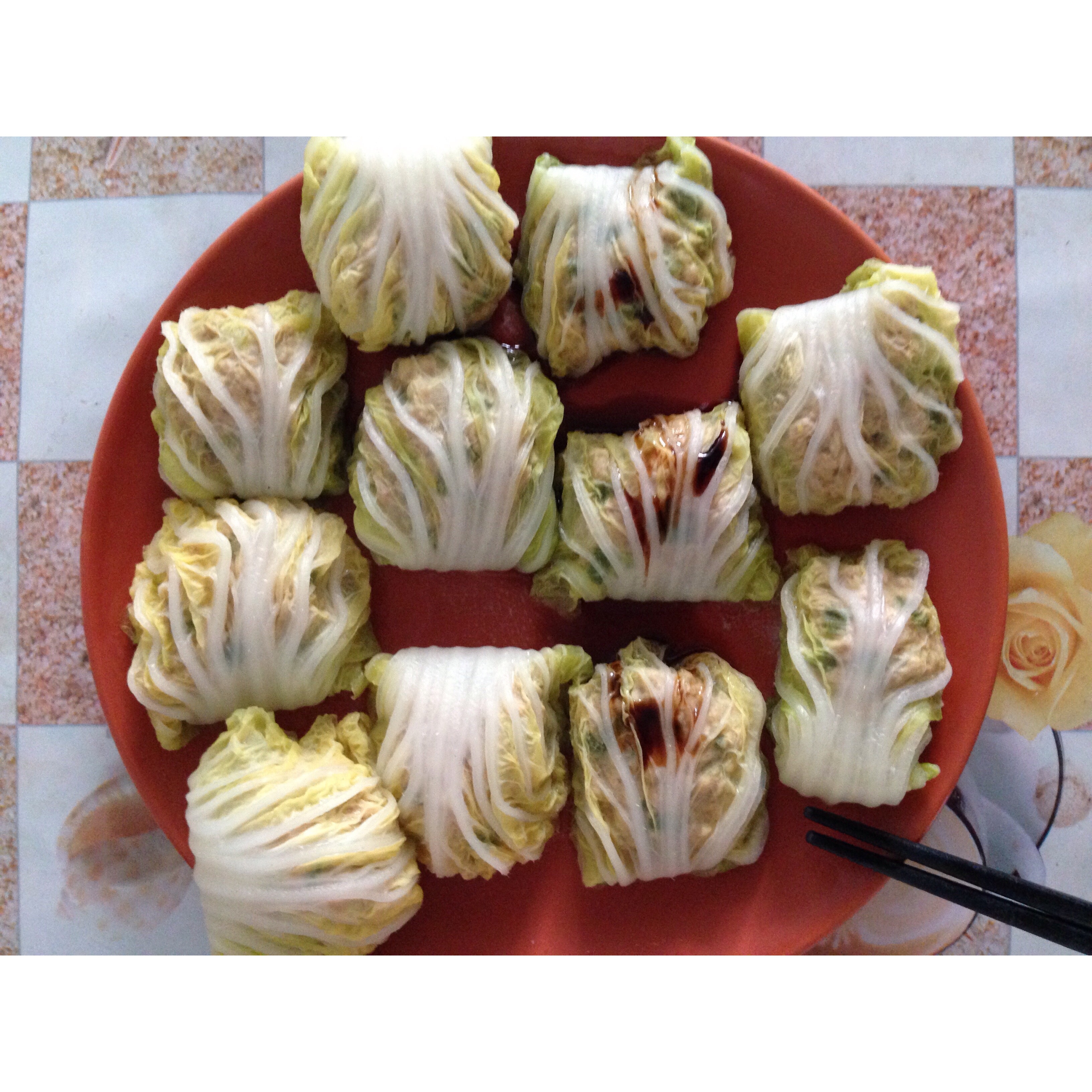 肉沫白菜卷
