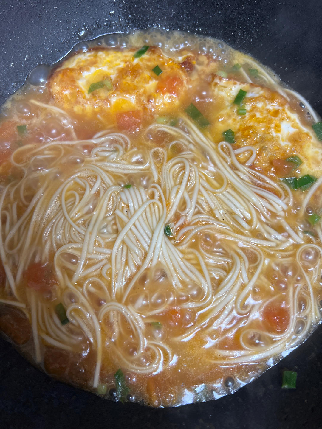 十来分钟做好/番茄鸡蛋面🍜