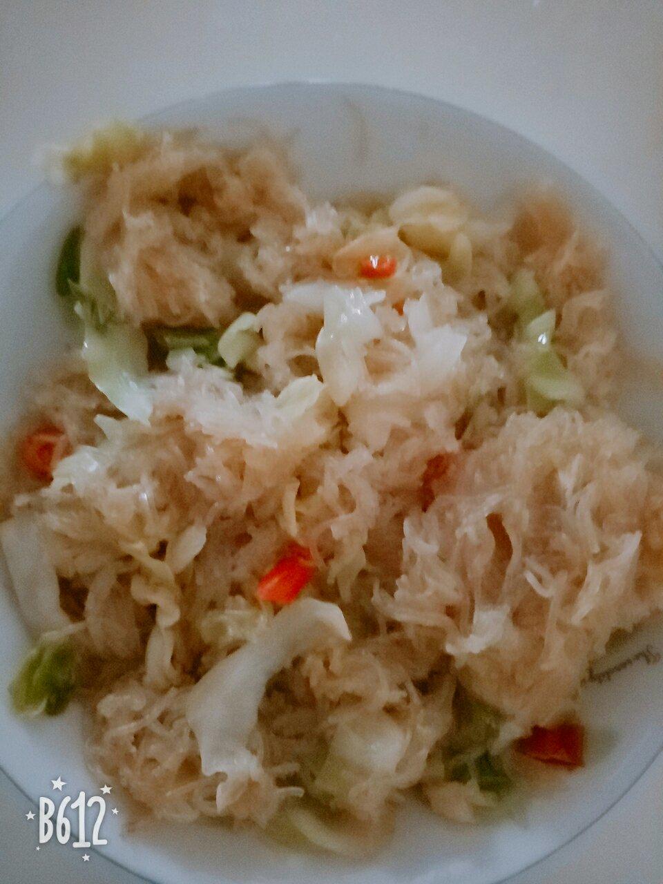 卷心菜炒粉丝 Glass noodles with Cabbage