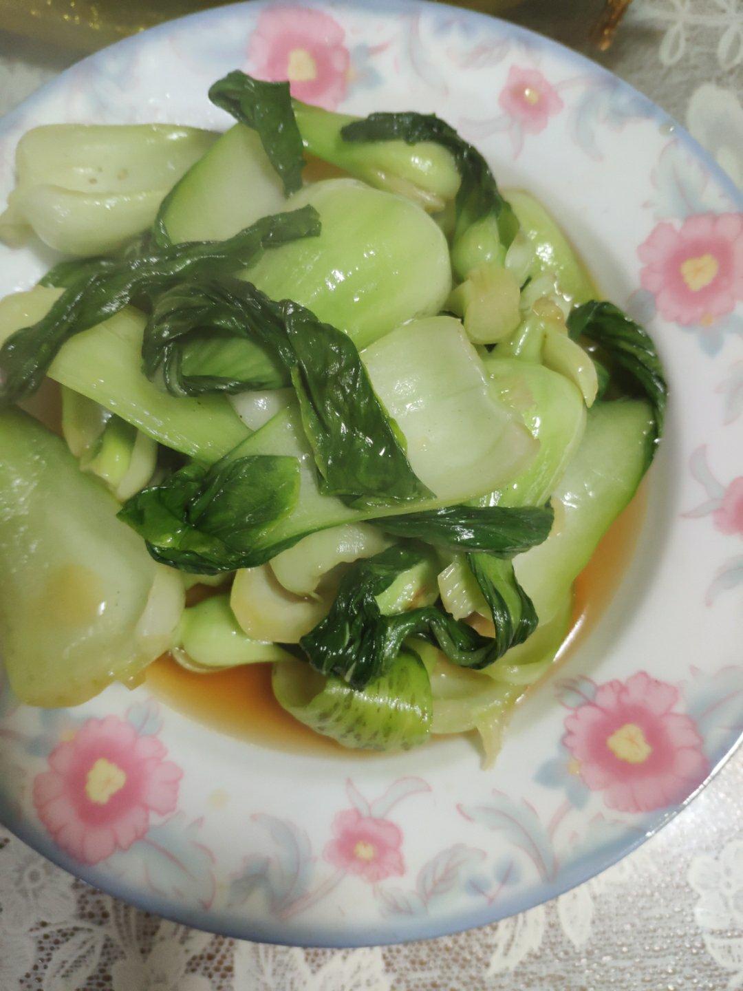 蚝油香菇油菜