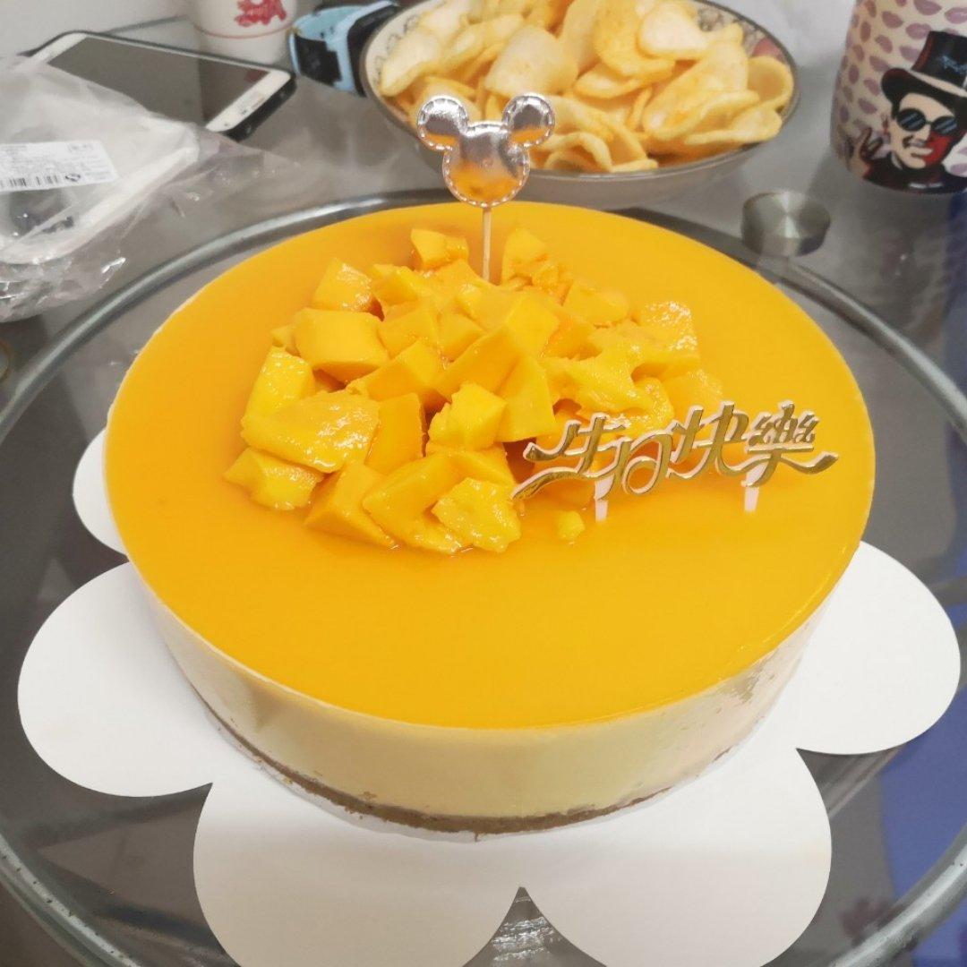 【视频】芒果慕斯（6寸） | 含镜面果胶配方