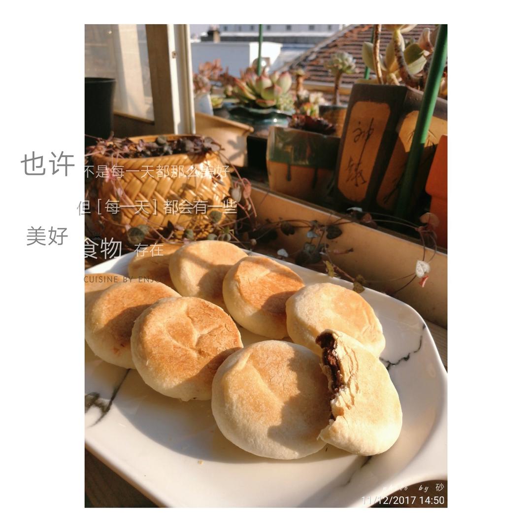 酥皮绿豆饼   酥得掉渣渣