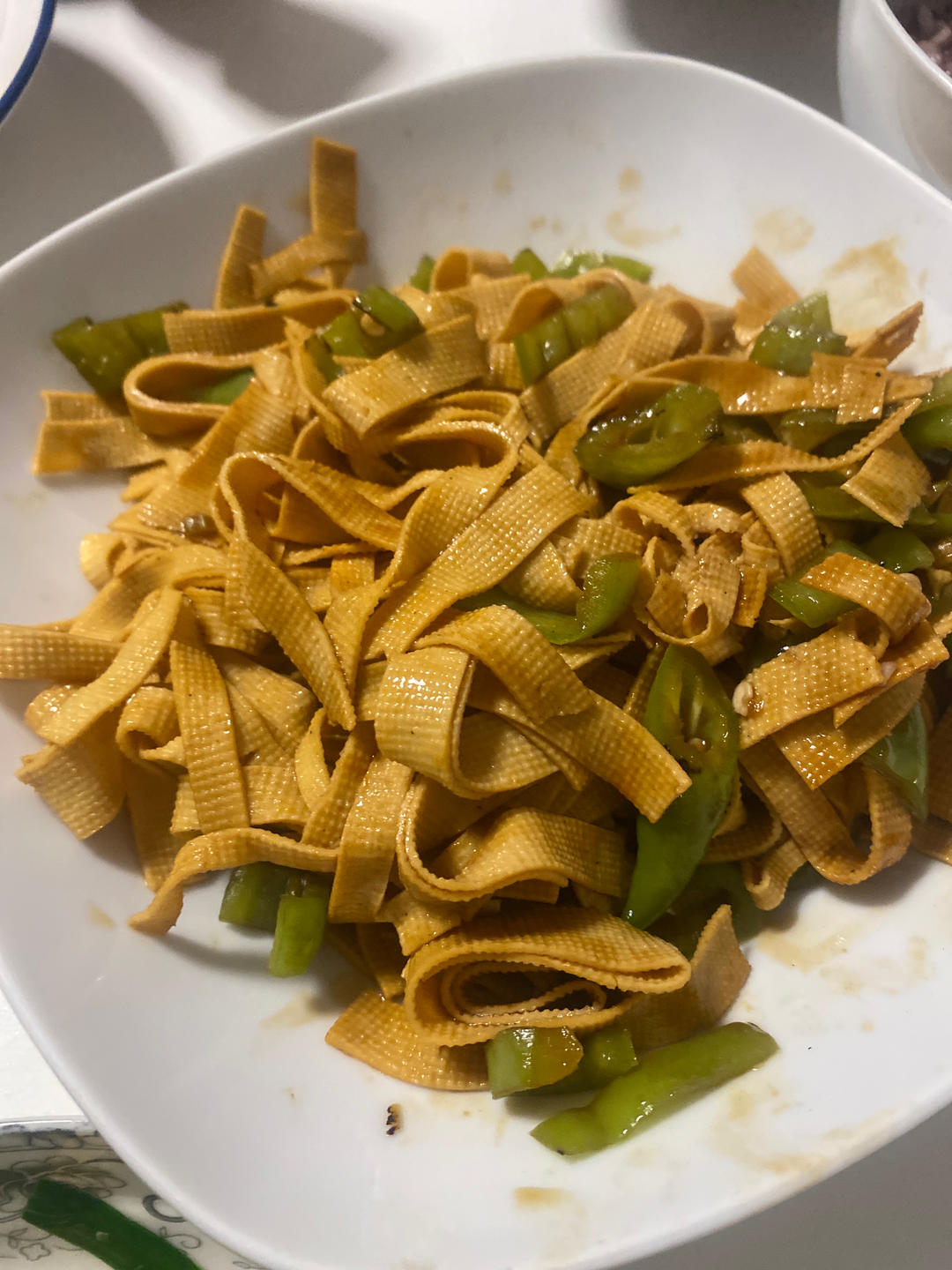 尖椒炒豆皮➕灵魂汤汁