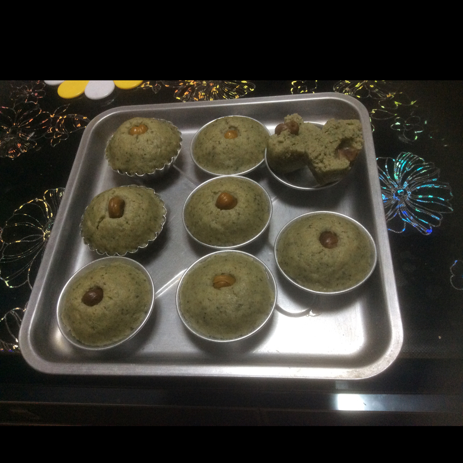 豆渣蜜豆小窝头