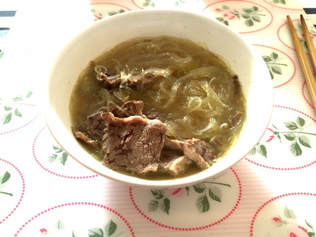 咖喱牛肉粉丝汤