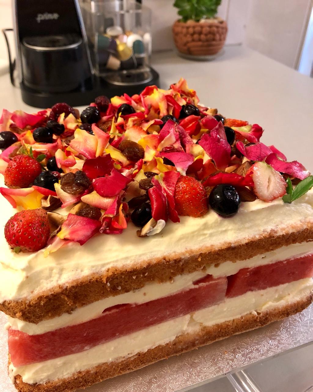 Ins上超火网红－西瓜蛋糕（还原度超高！）