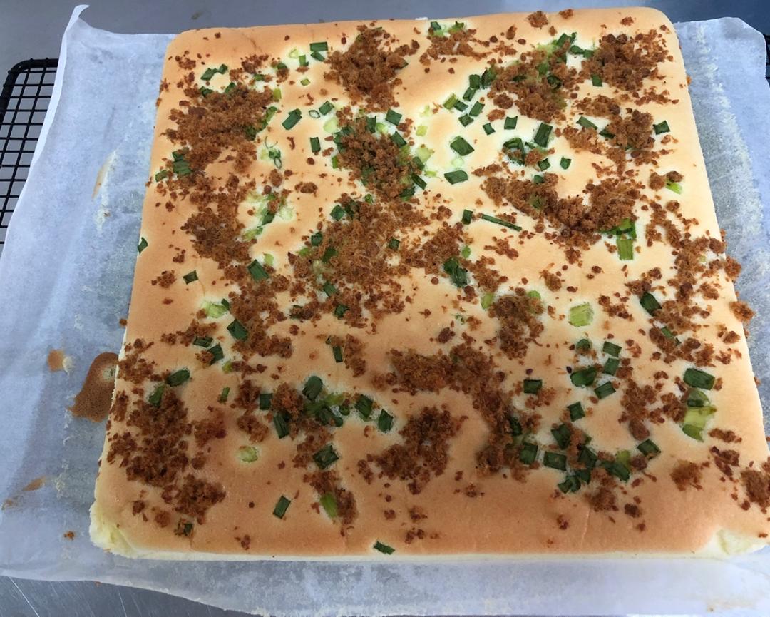 香葱肉松卷 蛋糕卷-无敌美味