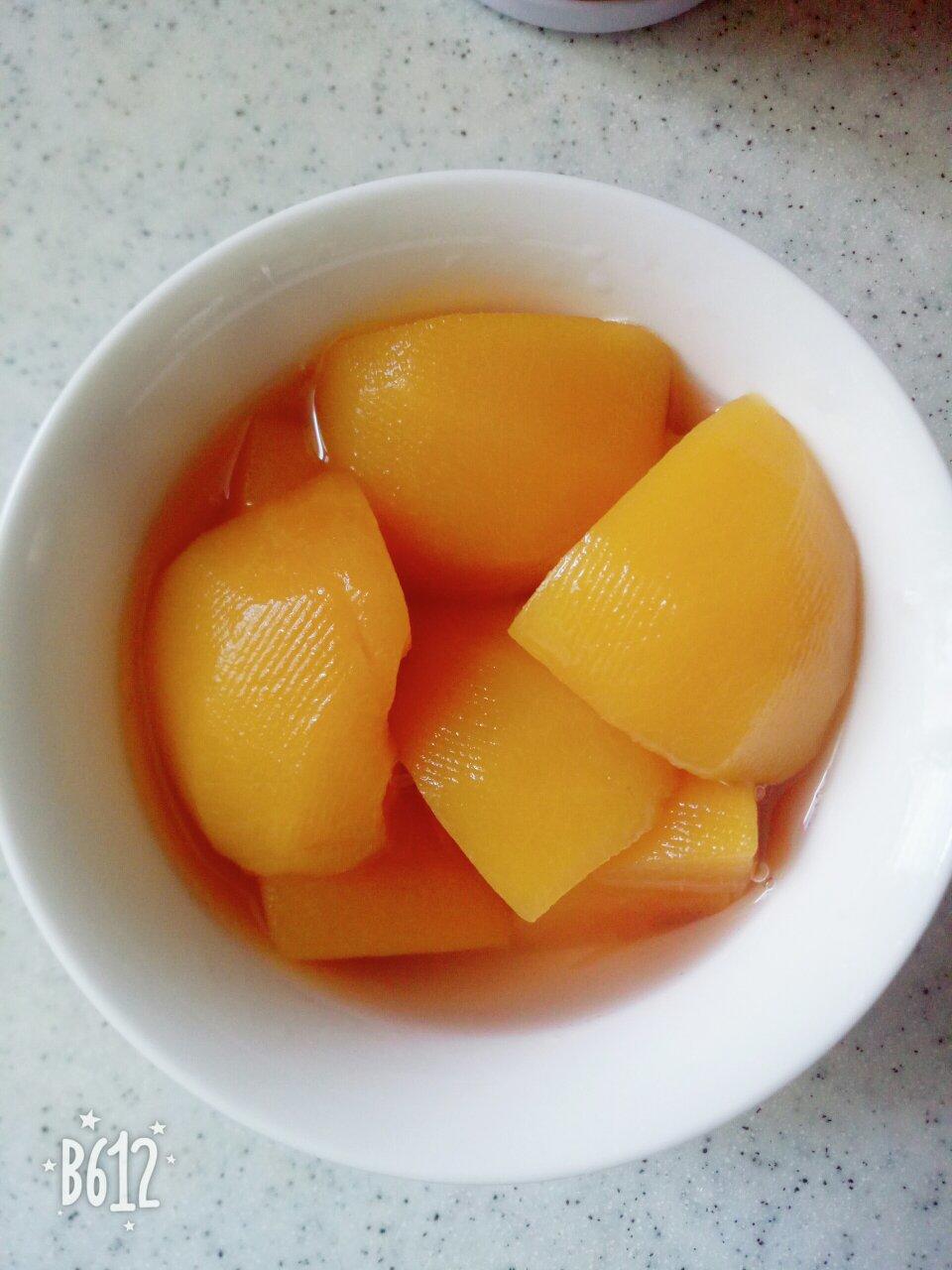 冰糖黄桃罐头（附常温保存方法）