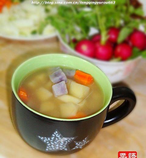 土豆胡萝卜汤的做法