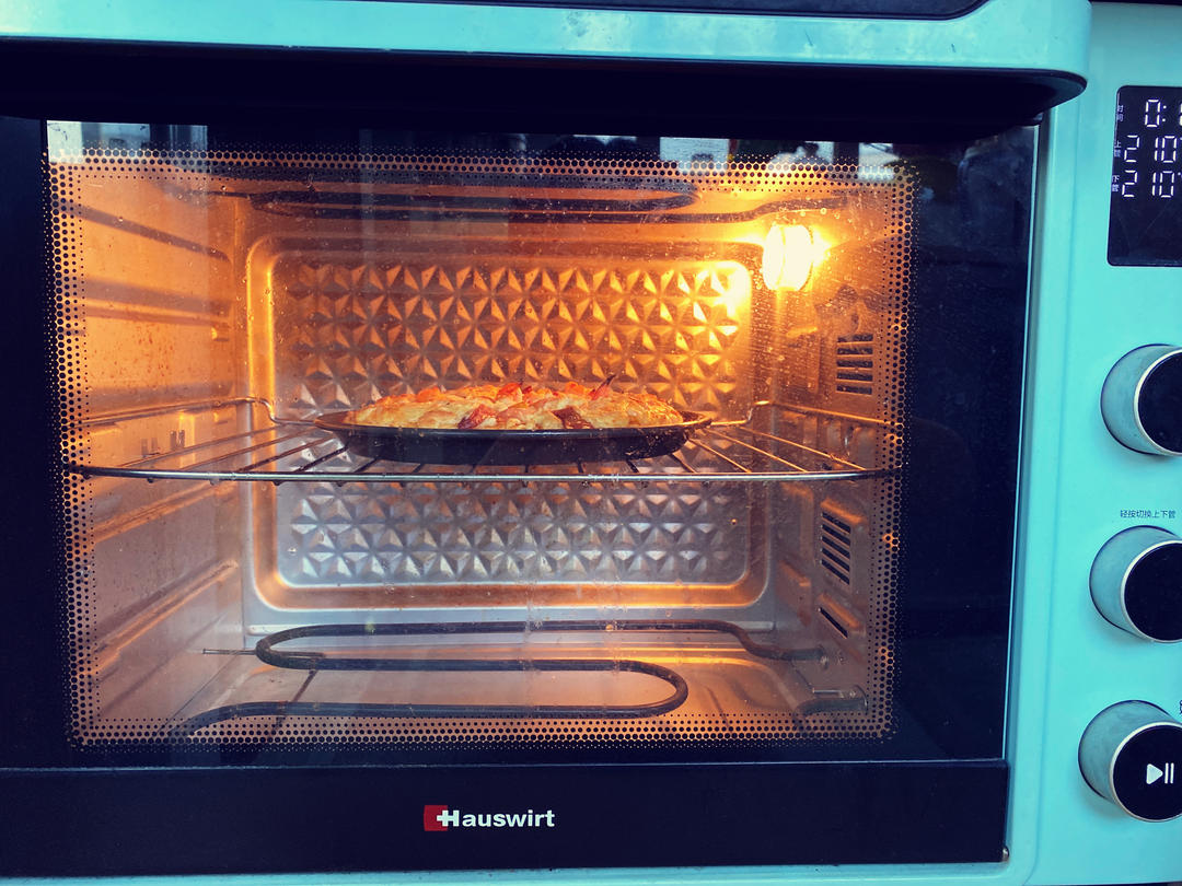 简单又好吃的8寸芝心披萨（含松软饼皮做法）