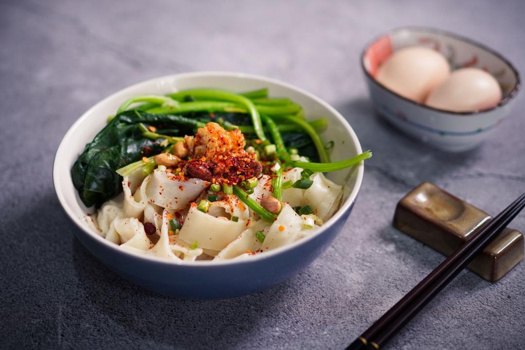 简易油泼面的做法