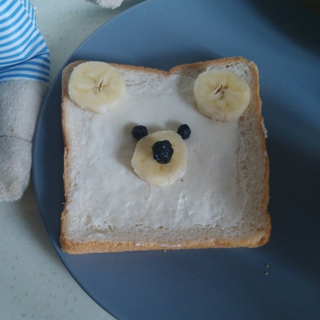 巧克力熊熊吐司