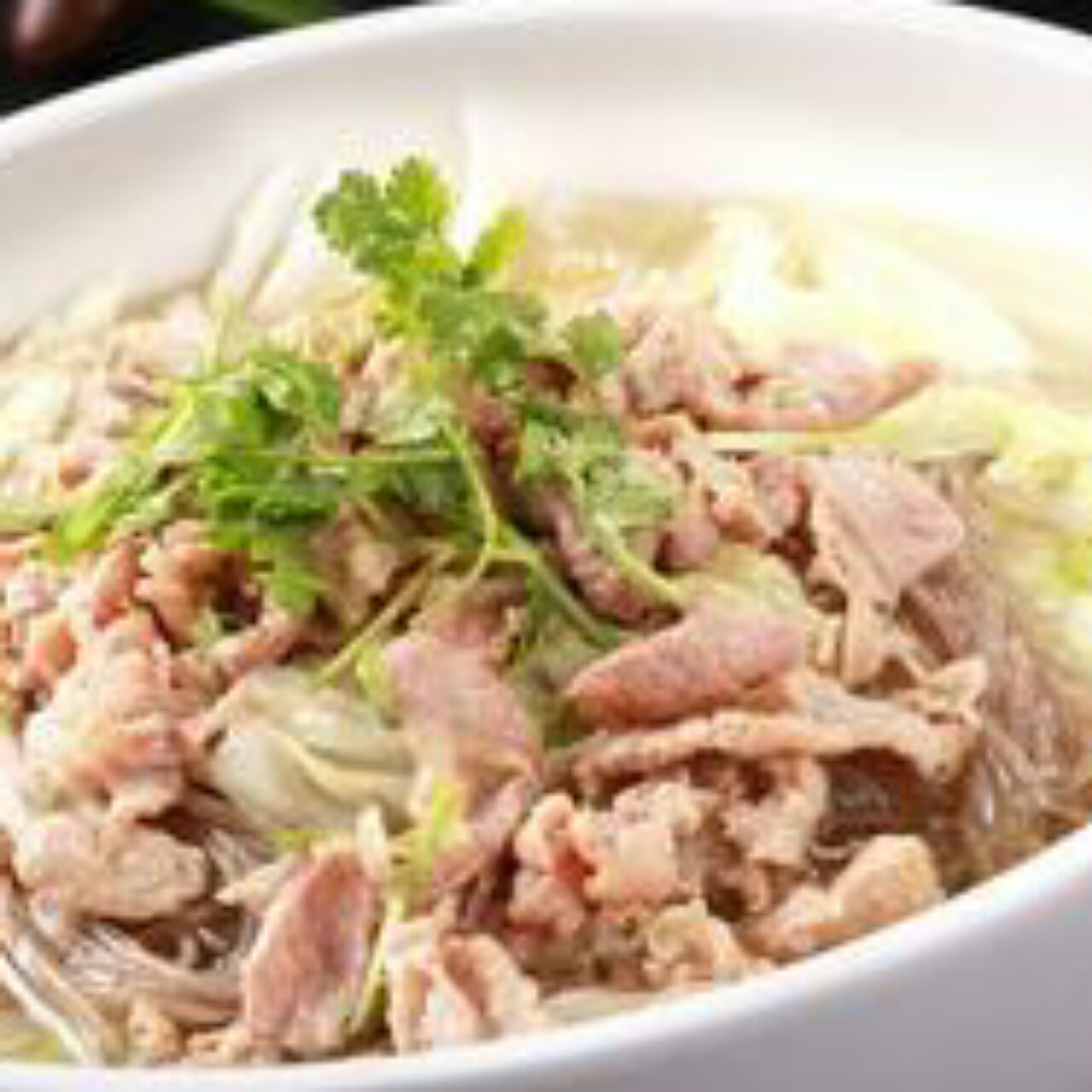 羊肉白菜粉丝煲