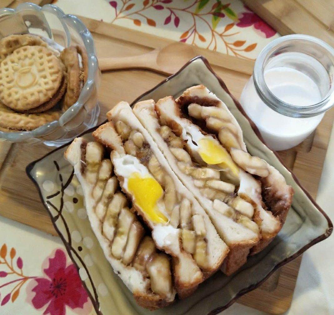 香蕉双享三明治