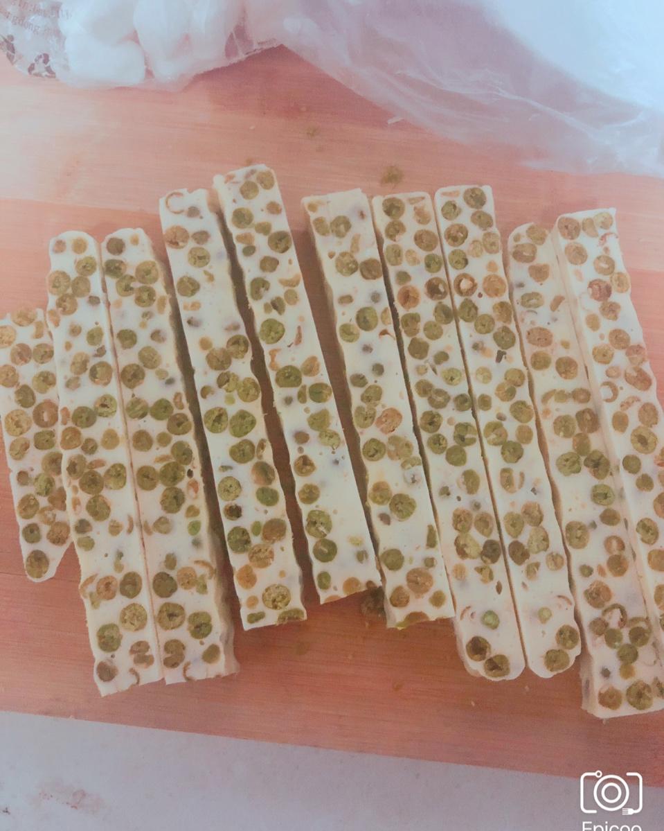 玫瑰青豆牛轧糖(棉花糖版)