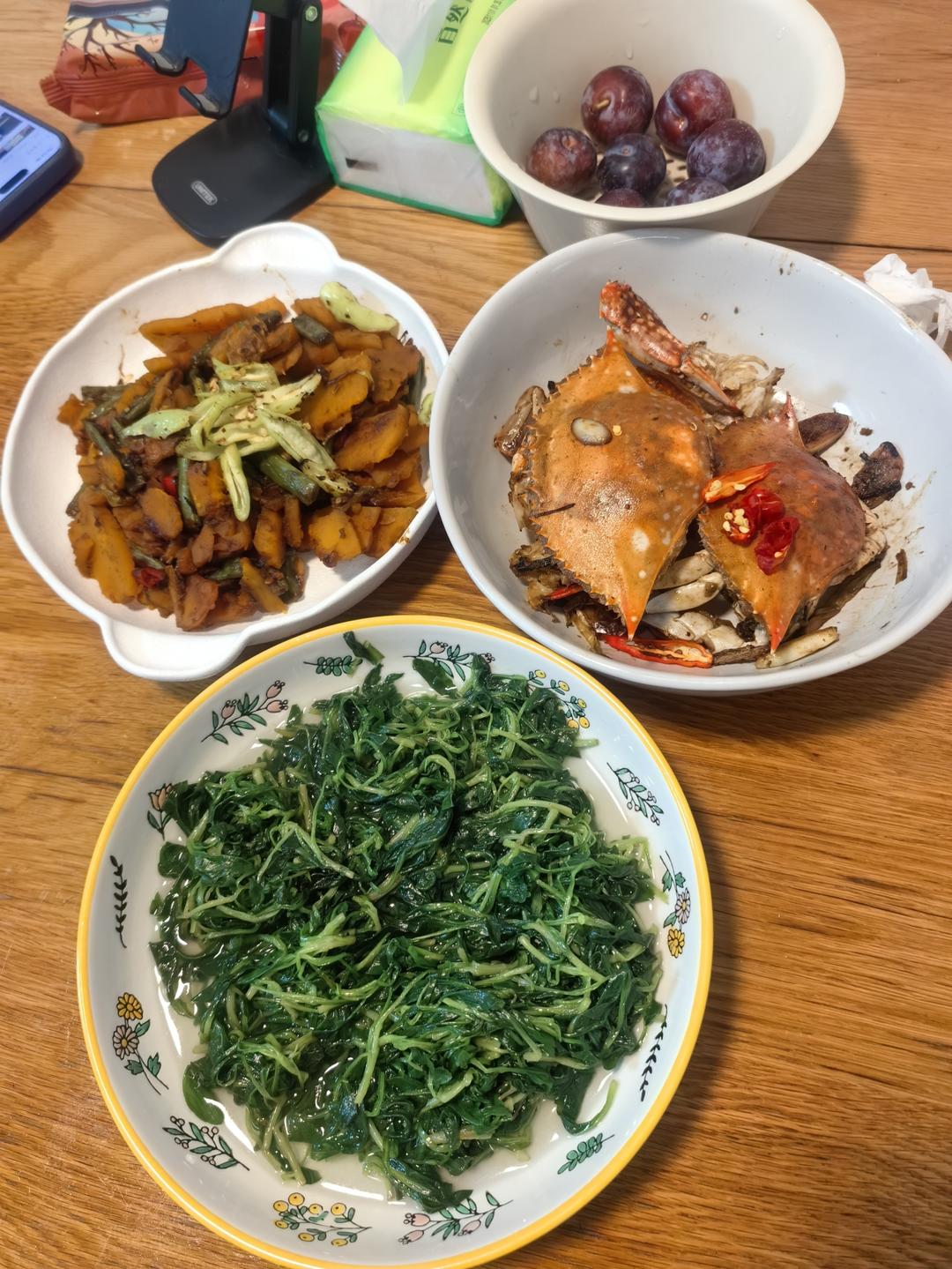 土豆南瓜炖豆角