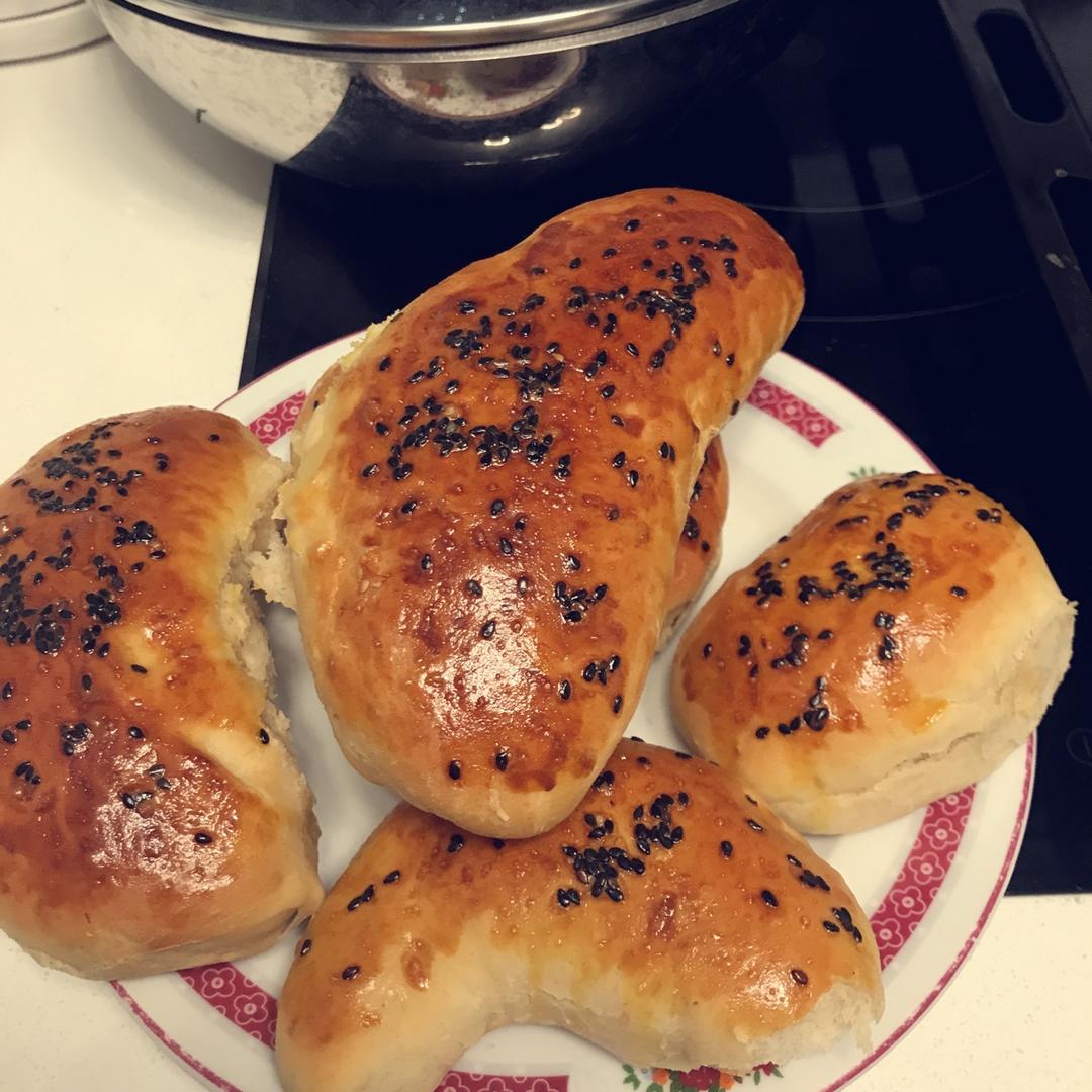 肉松沙拉酱面包（65度汤种）