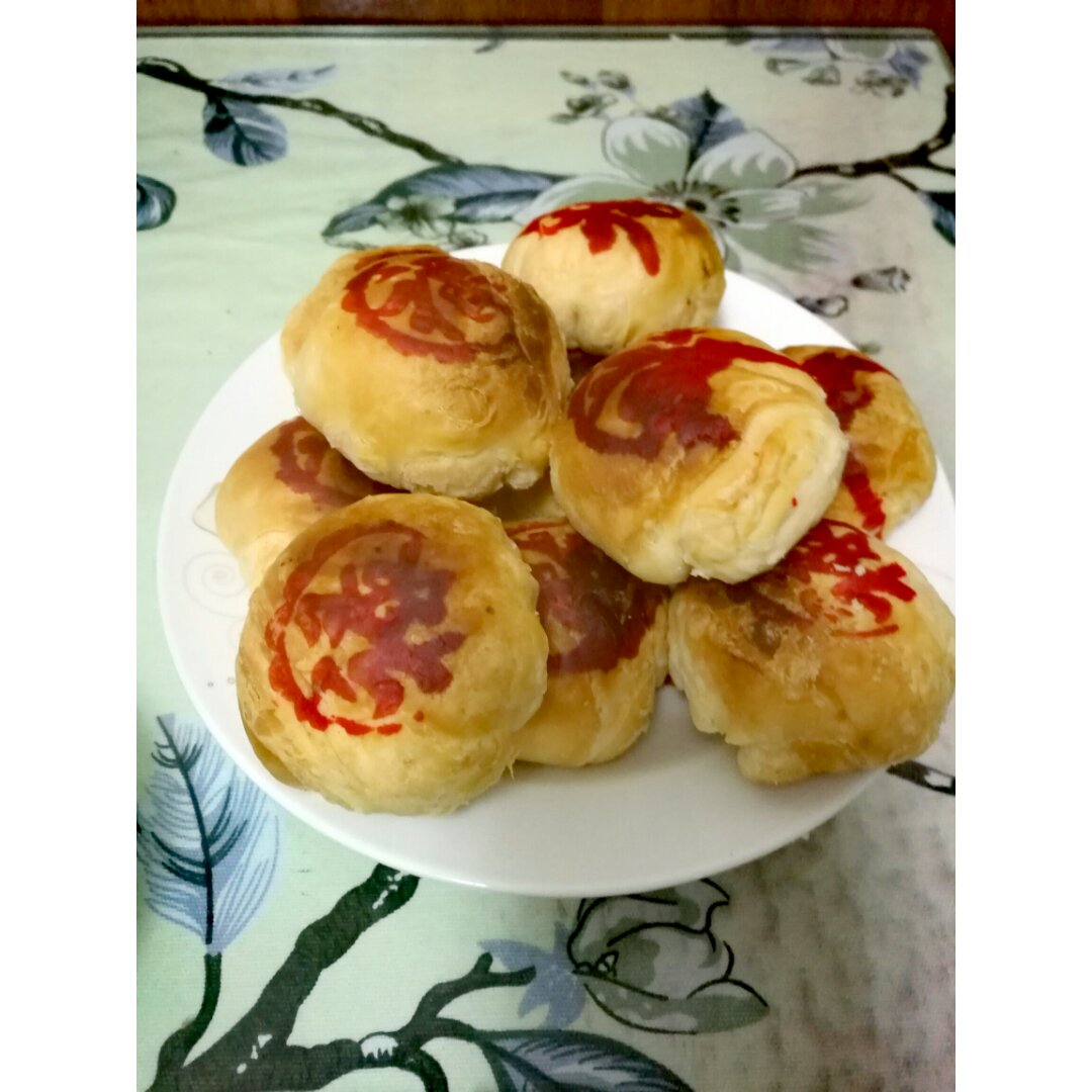 泳式鲜肉榨菜月饼