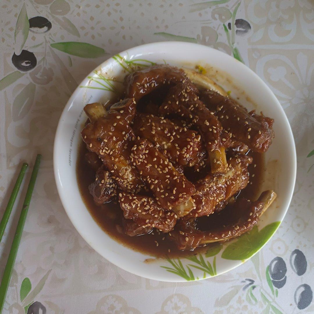 🐖冰花酸梅酱排骨🐖—仅需15分钟❗️简单好味道❗️做做就知道有多简单了❗️