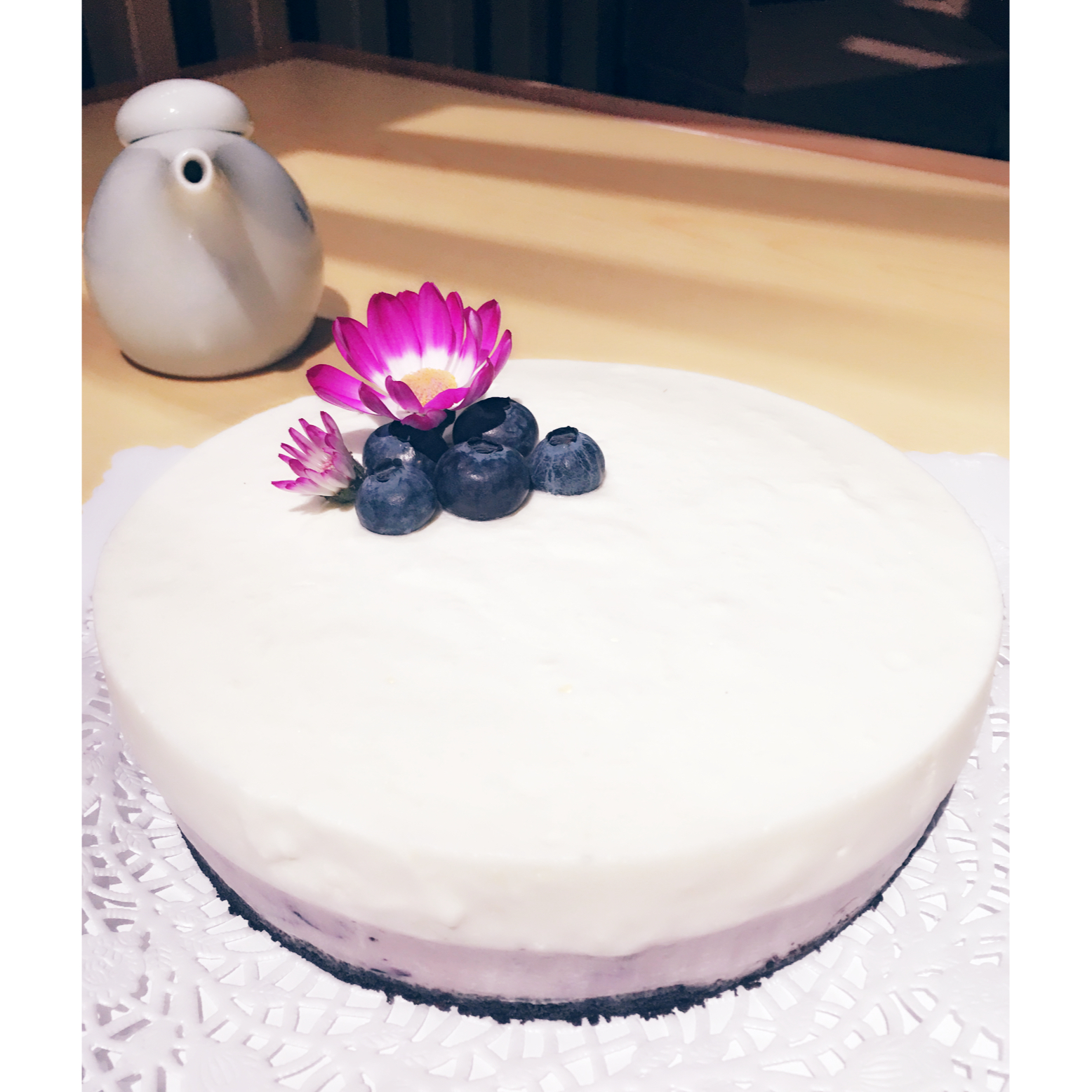 蓝莓酸奶芝士慕斯