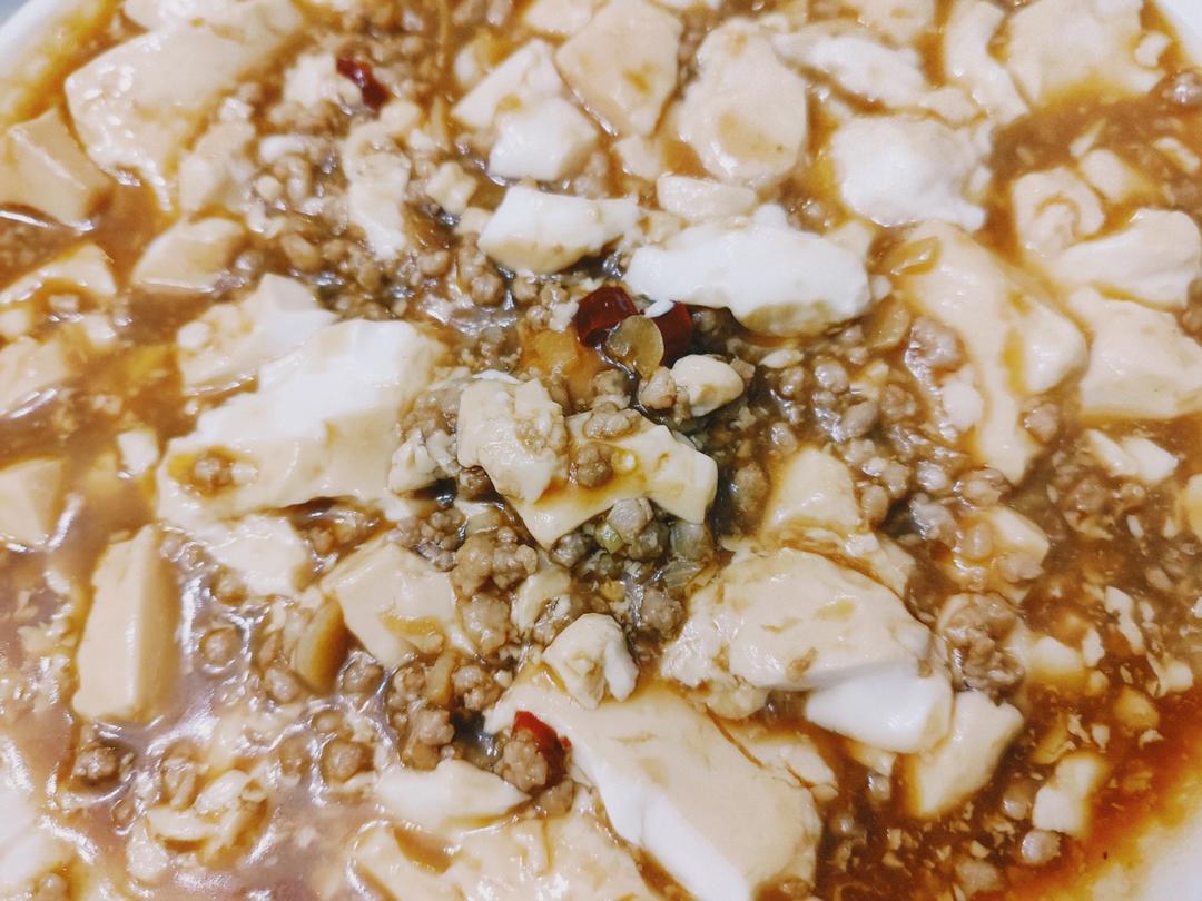 肉末嫩豆腐｜嫩滑口感爽口！这道快手菜超级下饭！！（减脂少油版）