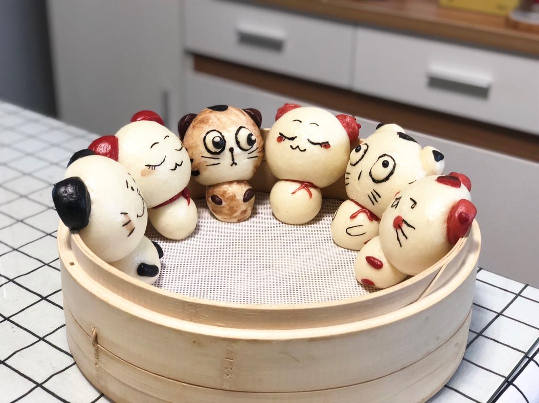 （原创）超萌治愈系彩绘猫咪馒头-小白也能轻易上手