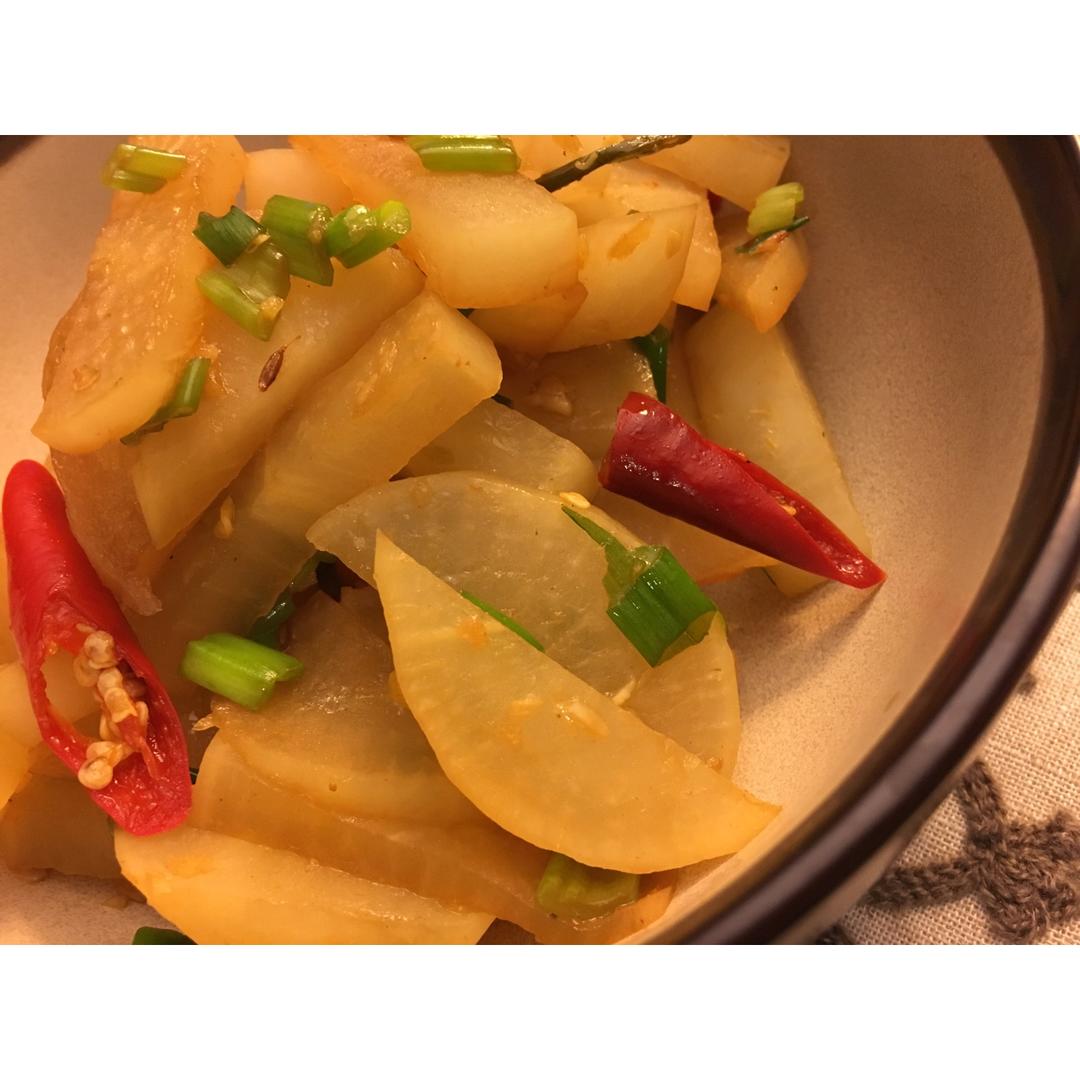 辣炒萝卜条
