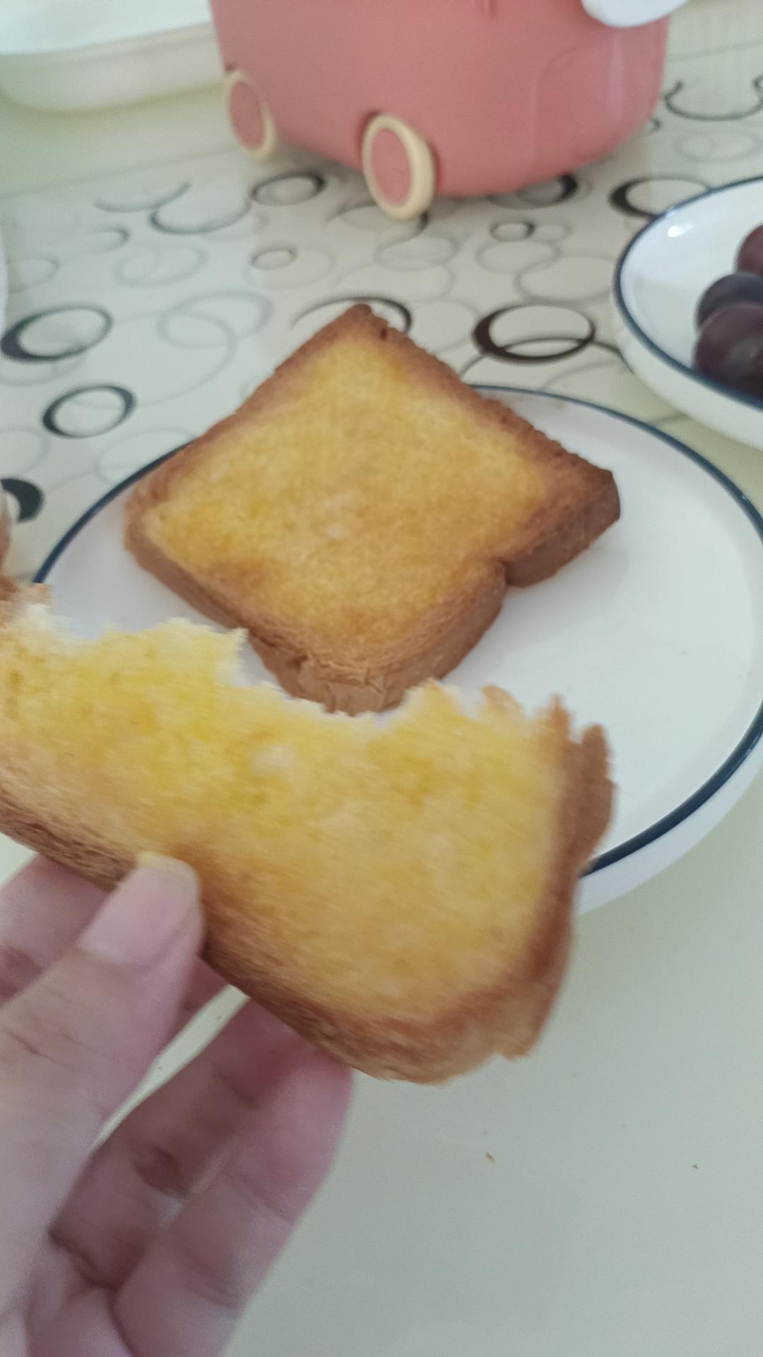 蜂蜜黄油烤吐司「空气炸锅」🍞超快手简单小甜品